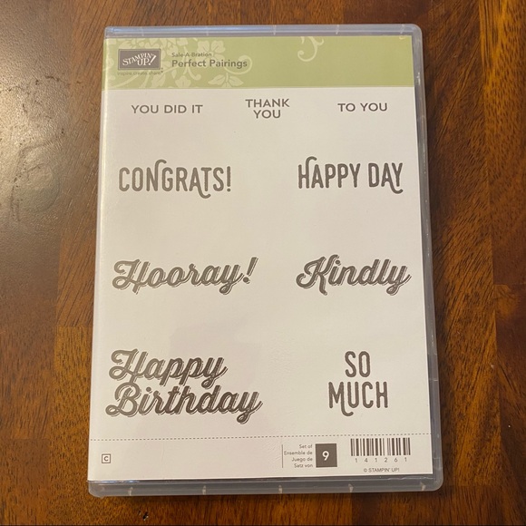 Stampin Up Perfect Pairings Stamp Set - Picture 1 of 2